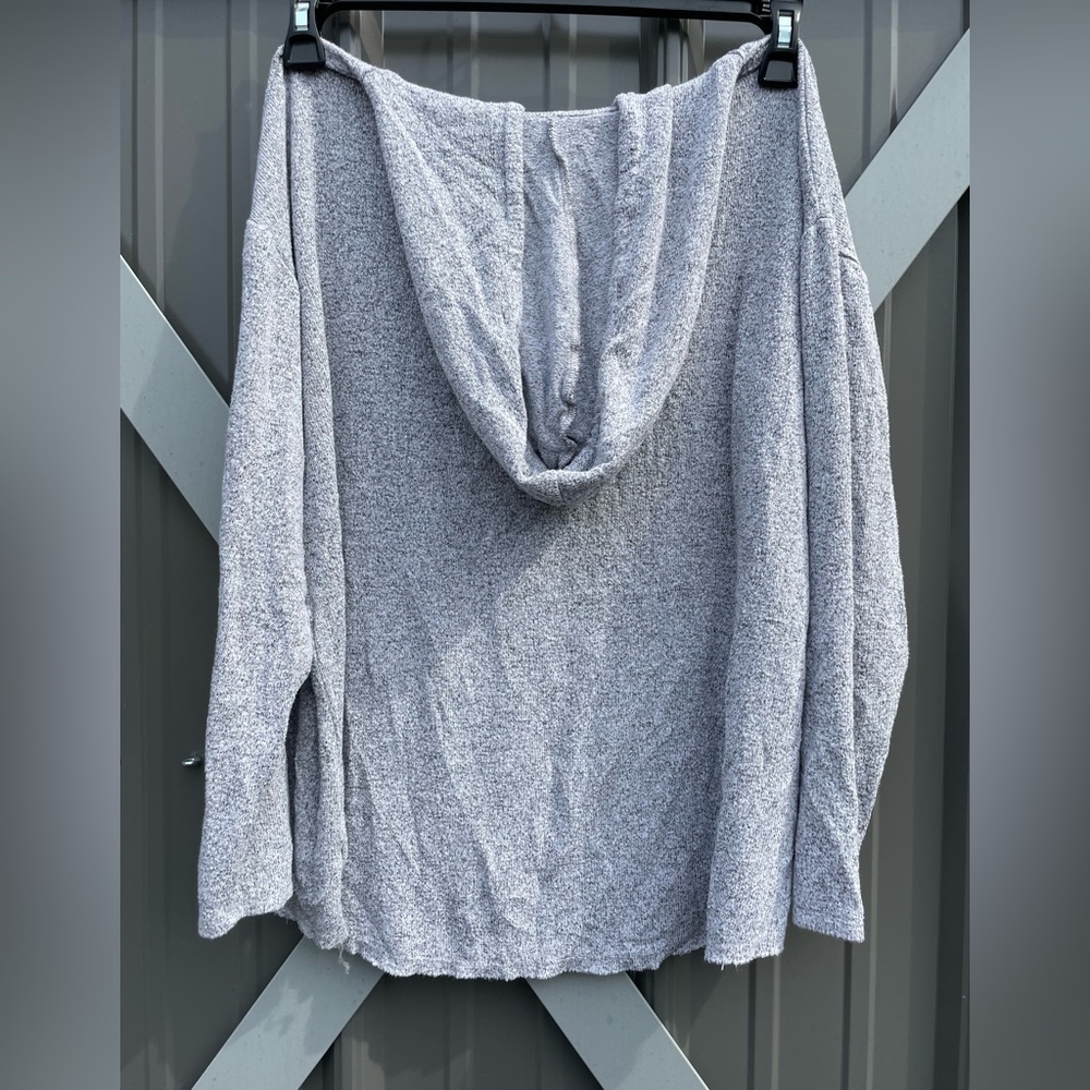 Grey American eagle hooded shirt